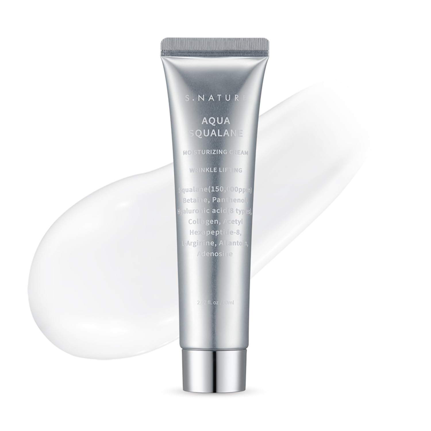 Aqua SQUALANE Moisturising Cream 60ml Moisturising Daily Soothing Moisturising Nourishing Removes Pores and Sebum 60ml