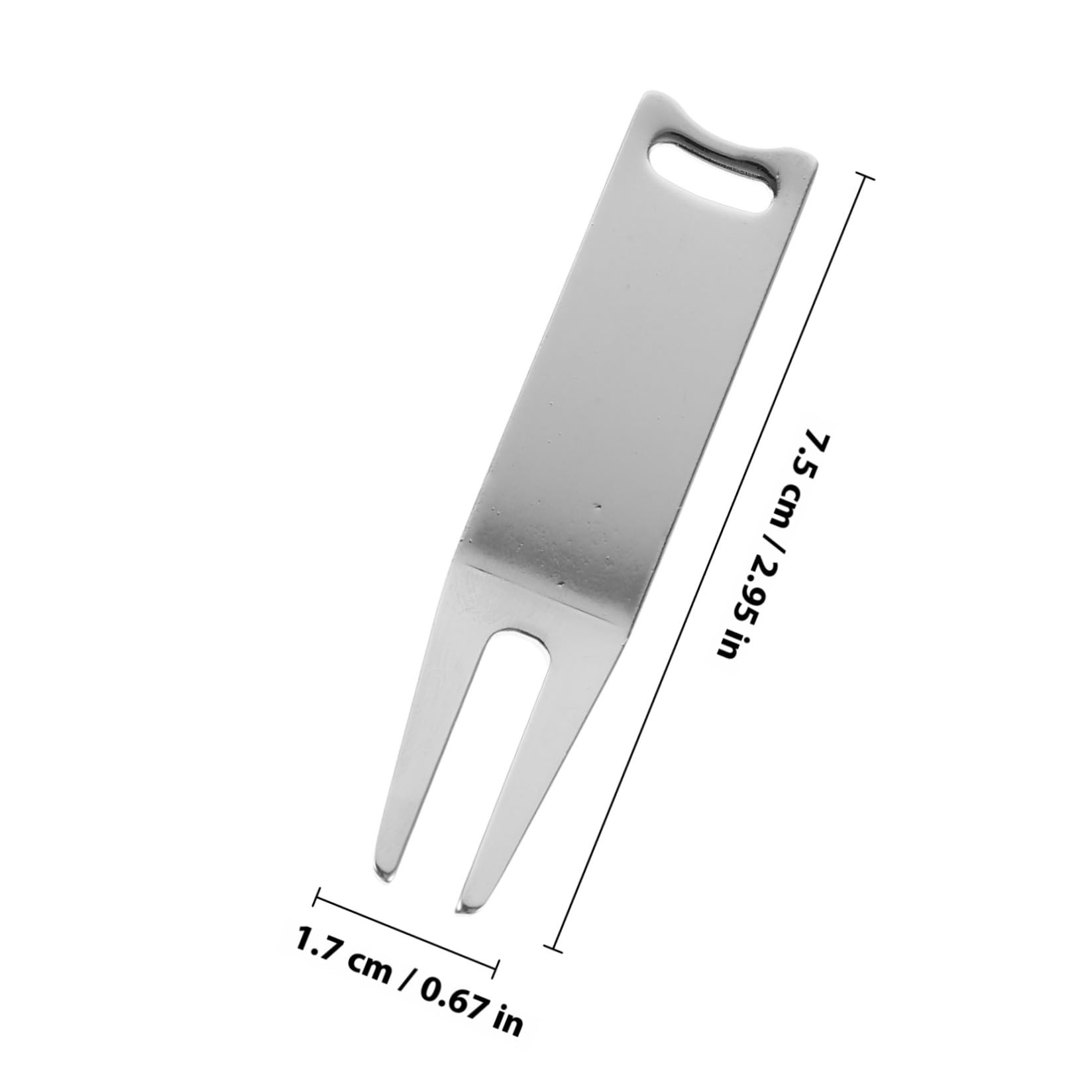 Yardwe Pitchgabeln Für Den Golfsport Gadgets Golf-Marker-Hut-Clip Golfball Marker Golf Zubehör Golfwerkzeug Reparieren Reparaturwerkzeug Für Golfschläger Eisen Silver