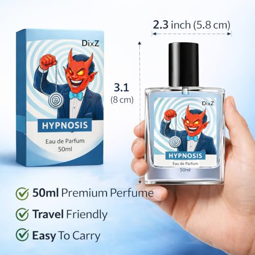 Image of DixZ Cupid Hypnosis 50ML Luxury Cologne for Men Pheromne-Infused Original Formula, Cupid Charm Long Lasting Magnet Fragrances Perfume (Pack of 1)