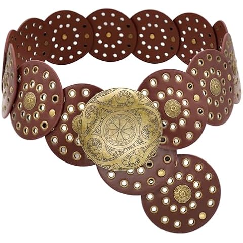 WULIQIUQIU Vintage Western Wide Disc Belt Cover