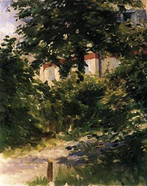 Peinture à l'huile de Manet, reproduction haut de gamme sur toile tendue de format 12 x 16 pouces