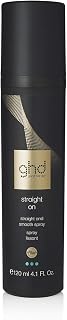 ghd straight on - spray de alisado del cabello profesional para reducir el encrespamiento, cabello normal y fino, look duradero y sin apelmazar, protección térmica, 120ml