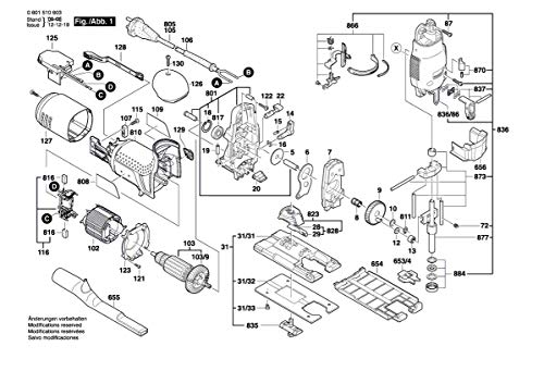 Bosch 2608000305 - Piastra di ricambio per sega