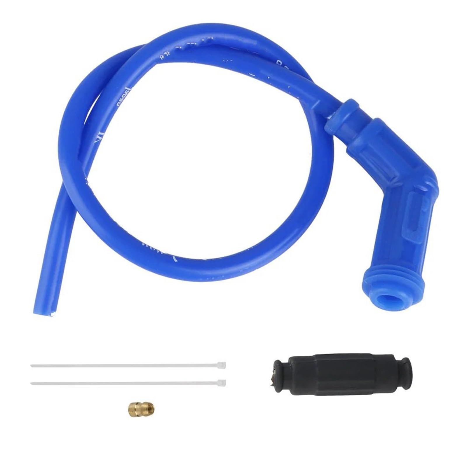 Lridium Cable Spark Plug Motocyklowa cewka zapłonowa uniwersalna do wyścigów motocyklowych Go Kart ATV Scooter Moto Cewka świeca zapłonowa cewka(120 angle Blue)