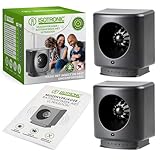 ISOTRONIC set van 2 muizenverjagers ultrasone rattenverjager muizenverjager dierenverjager knaagdierbestrijding huis kelder zolder muizenverjager zonder chemicaliën muizenval 230V