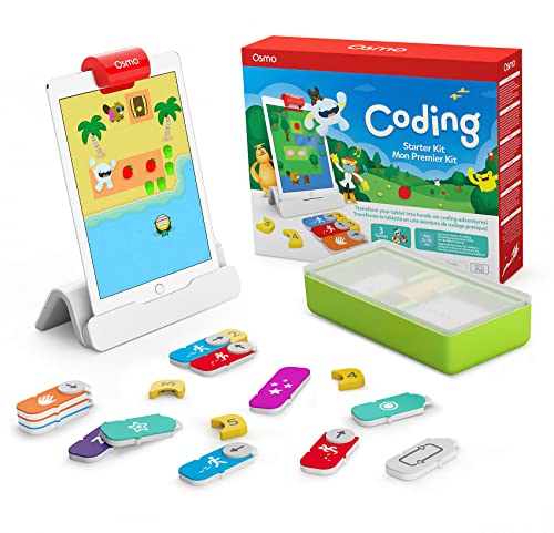 Juegos de programación Osmo Coding Starter Kit para niños de 5 a 10 años con base iPad incluida 2