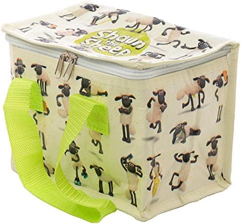 Puckator Shaun The Sheep Woven Cool Bag Lunch Bag Home Office School Travel Camping Picnic Height 15.5cm Width 20.5cm Depth 14cm