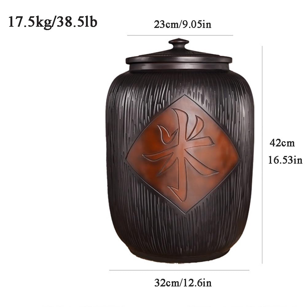 Pot De Conservation En Porcelaine Chinoise Pour Riz