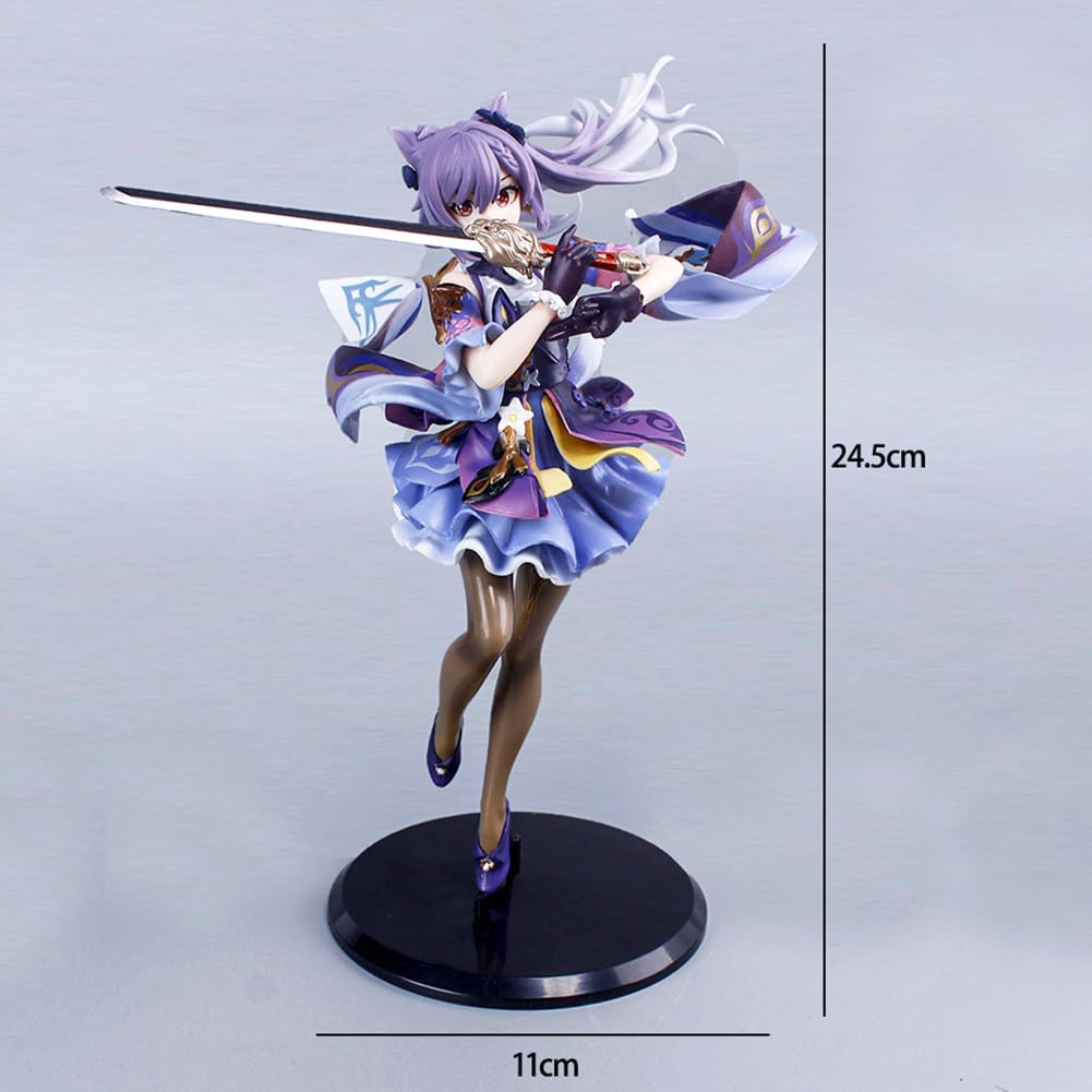 Zhongkaihua Anime Figuur Keqing Actie Figuur Standbeeld Desktop Ornament Anime Keqing 24cm PVC Model Collectie Zhongkaihua Anime Figuur Keqing Actie Figuur Standbeeld Desktop Ornament Anime Keqing 24cm PVC Model Collectie