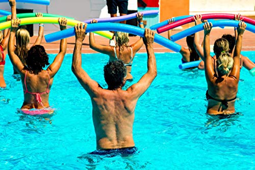 Pool Noodles, Fix Find 5 Pack Of 52 Inch Hollow Foam Pool Swim Noodles, Bright Multi-Colored Foam Noodles For Swimming, Floating And Craft Projects #TOP3