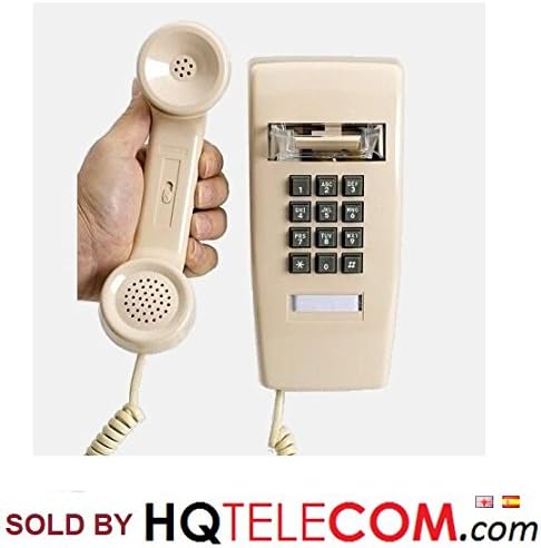Miniatura 2 de Teléfono de pared industrial con dialpad y placa de pared - ASHBeige by HQTelecom