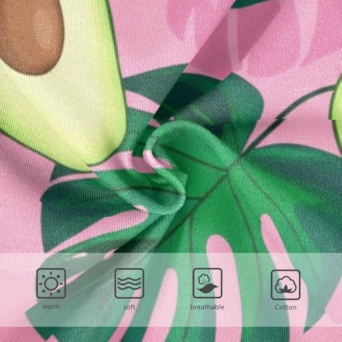 Avocados Leaves Pink Little Girl Panties Girls Underwear Toddler Cotton Florals Briefs Underpants 2t3