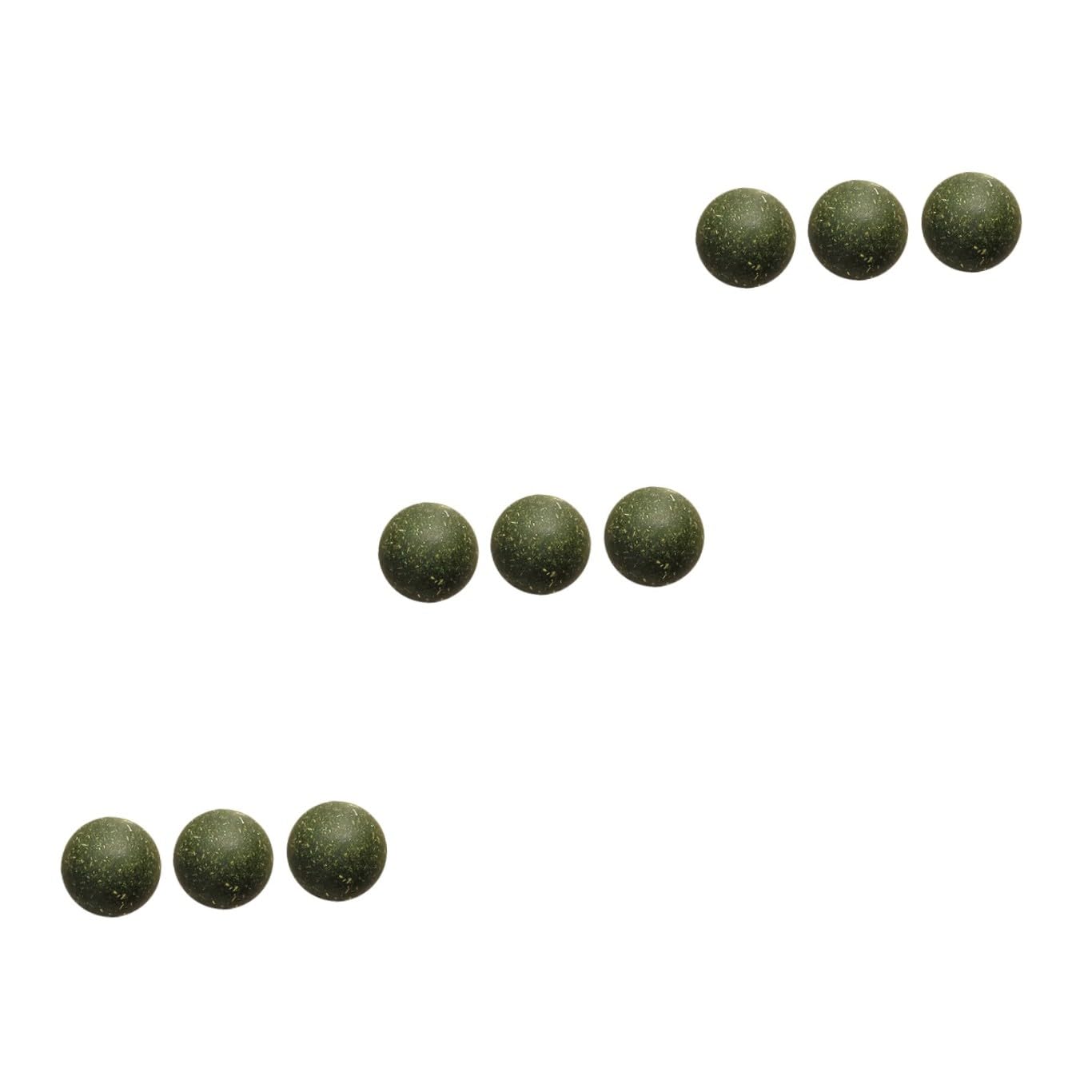 FOMIYES 9 Pz giochini per Gattini Catnip Ball Palla di gatta compressa gatta del Gatto Palla Snack per Animali Domestici Palla di gatta per Gatti Sapore di Menta Lecca Lecca
