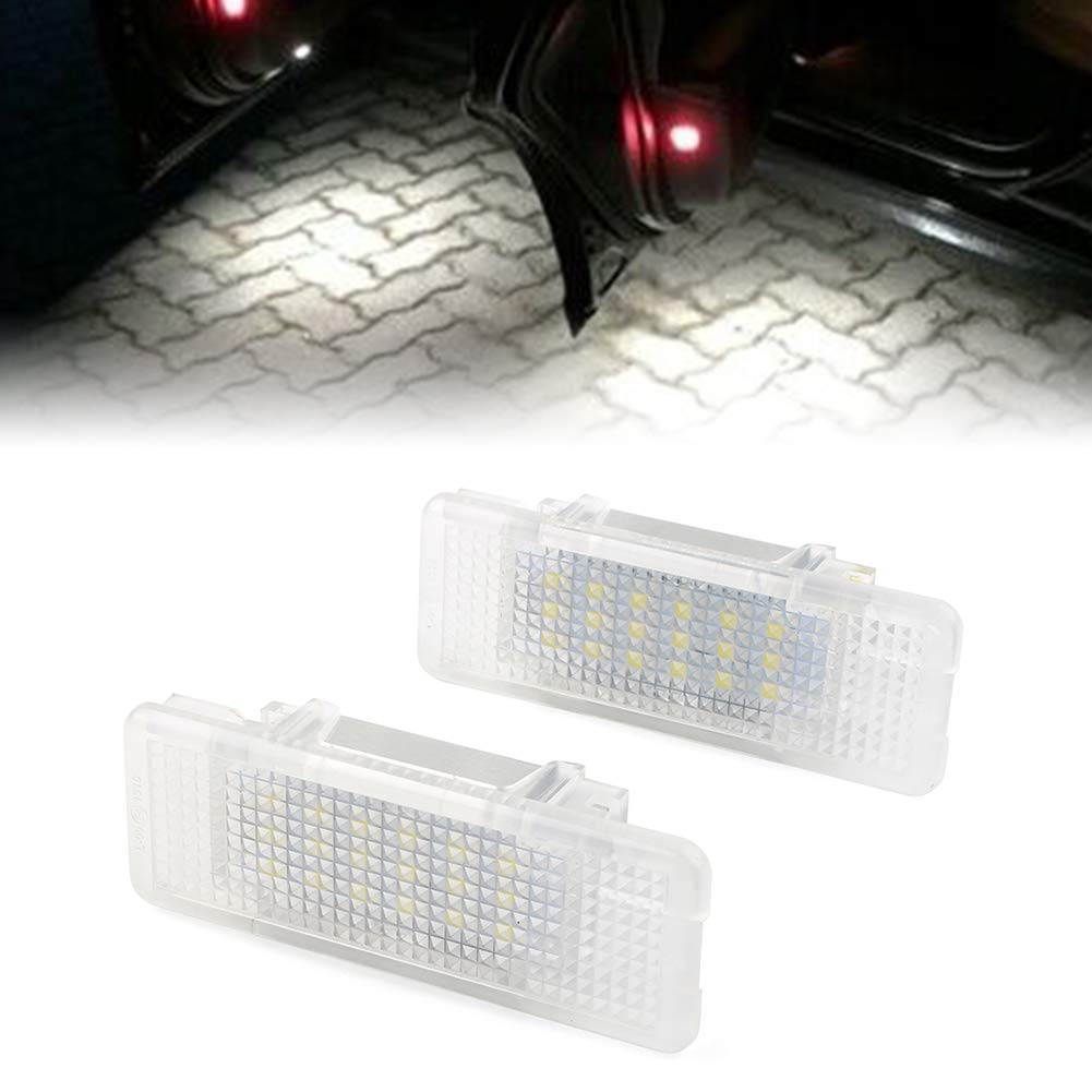 Générique FSFYUK Éclairage de courtoisie de portière de voiture, éclairage de bienvenue de porte à LED de remplacement Pour X5 E53 2000-2006, Série 5 E39 1995-2003, Z8 E52 2000-2003