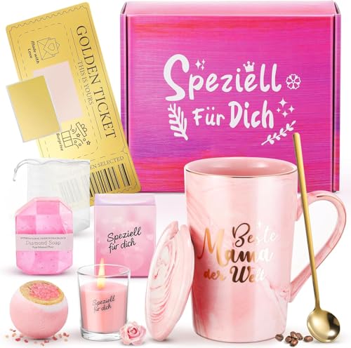 XVB Geschenke für Mama Geburtstagsgeschenk für Mama Weihnachtsgeschenke Weihnachten Geschenk für Muttertagsgeschenk Muttertag Geburtstag 340 ml Kaffeetassen & Becher