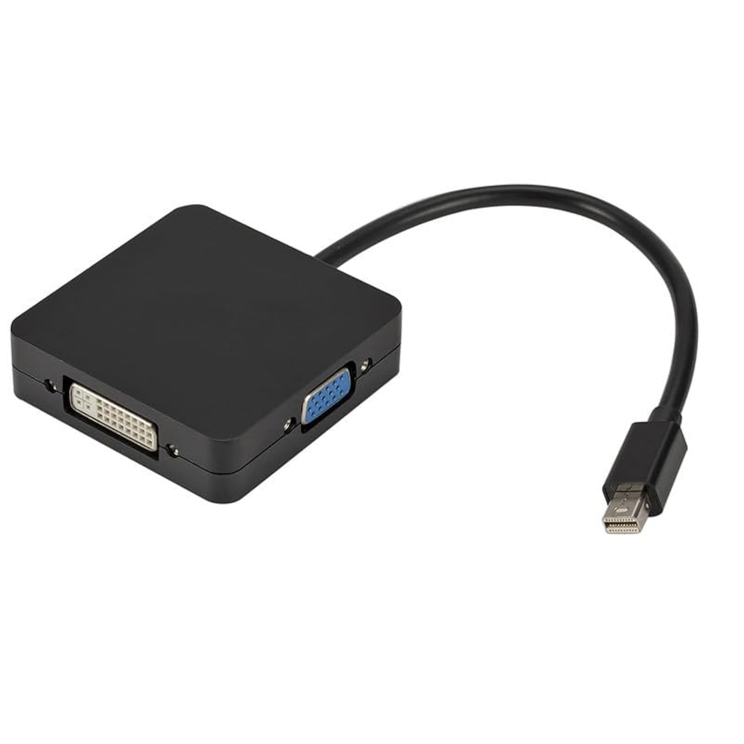 3 in 1 Mini DisplayPort Adapter - 1080p - Mini DP / Thunderbolt to HDMI / VGA / DVI Splitter for Your Monitor (MDP2VGDVHD) | One output at a time