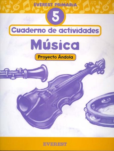 Portada de Musica 5. Cuaderno de Actividades
