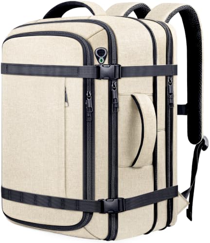 Image of Roomy Flight-Approved Carry On Backpack Expandable for 1-7 DAYS Trips