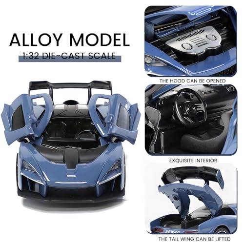 1:32 McLaren Senna Coche a Escala con Luz y Sonido miniatura 3