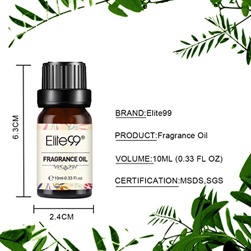 Elite99 Geuroliën, etherische oliën voor luchtbevochtigers, aromatherapie-oliën, 10 ml - sandelhout, zeebries - Image 6