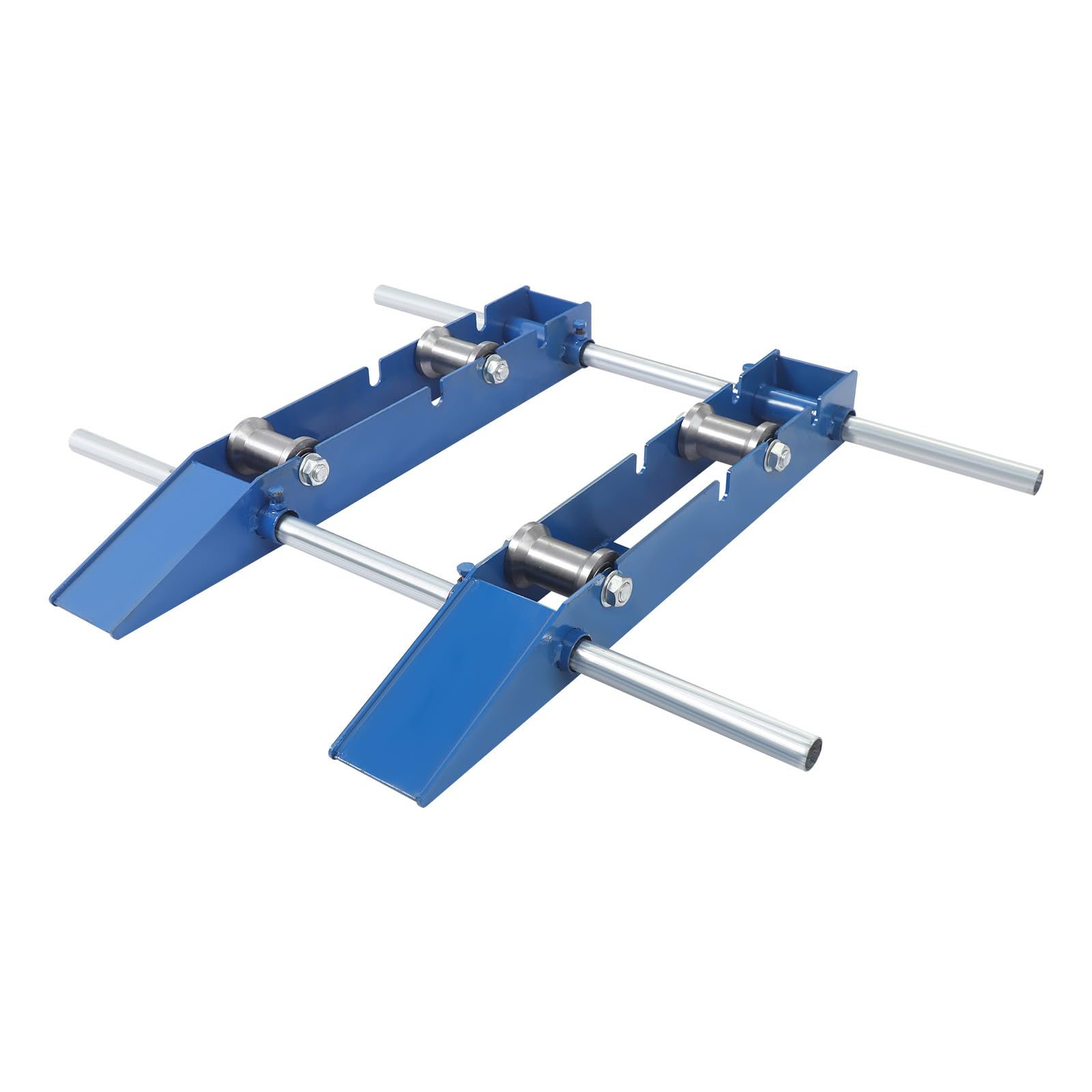 Dozownik kabli Cable Caddy z 3-stopniową regulacją tylną rolką do cewek okrągłych Ø 30-120 cm i szerokości do 170 cm, pomoc w rozwijaniu bębna kablowego z hartowanej stali