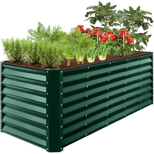 Best Choice Products 8x2x2ft Raised Outdoor Metal Garden
