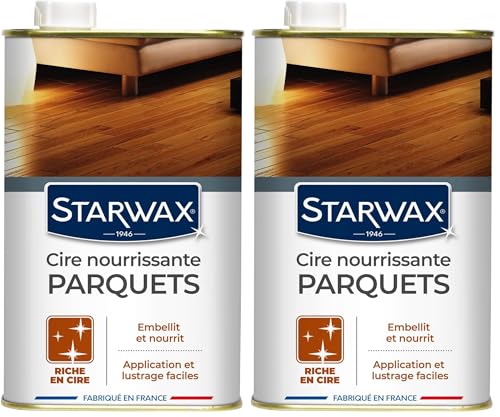 Cire parquets cirés Starwax pour sublimer votre salon chaleureux