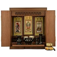 Amazon｜お仏壇のはせがわ 新型 トーシ ソブリオ 胡桃 仏具セットC仏壇