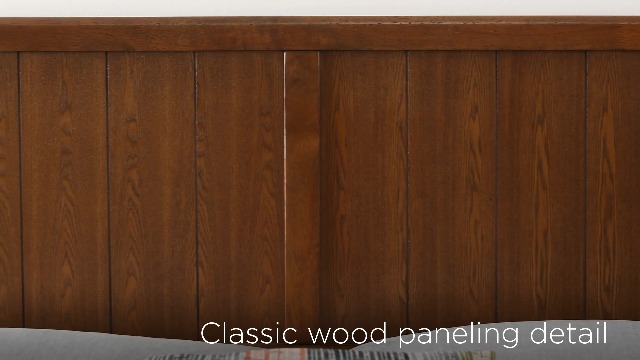 Amazon.com - Modway MOD-6219-BLK Robbie King Wood Headboard, Black