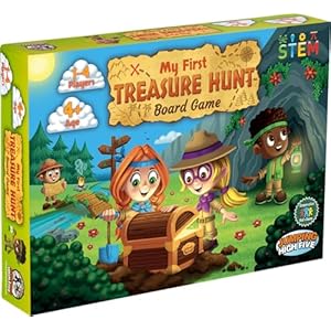 My First Treasure Hunt Board Game! Cooperative Island Explorer Game for Kids Ages 4 and Up, an Exciting Buried Treasure Adventure Perfect for Family Game Night
