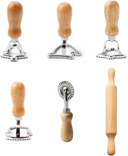 Cortador de sellos para pasta, ravioles, perfecto para cortar pasta fácil y preciso y hacer ravioles, regalo perfecto de Navidad