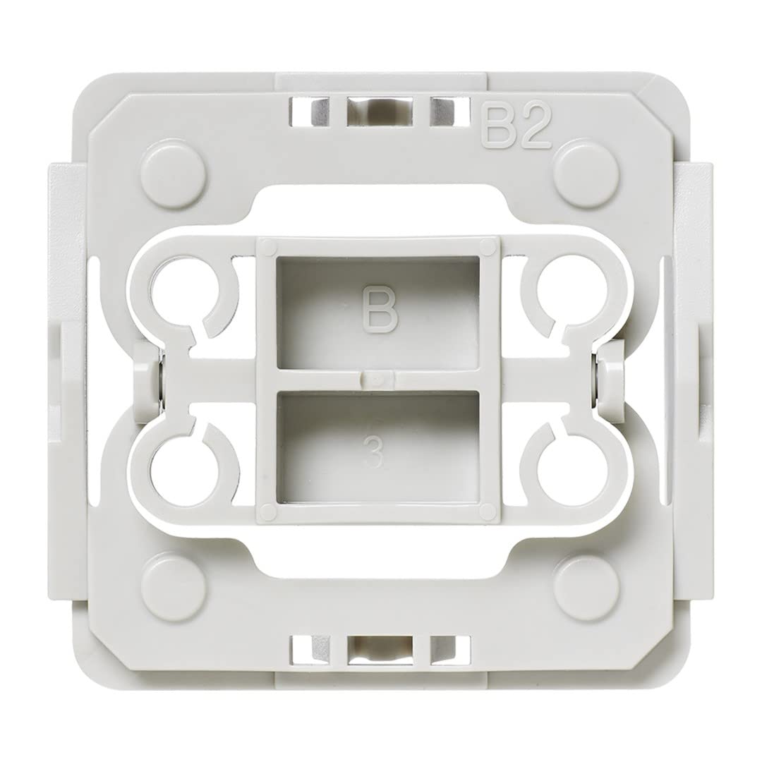 eQ-3 Adapter-Set Berker B2 für Markenschalter, 20er Set, Adapter für Homematic IP Aktoren für Markenschalter, 103263A1