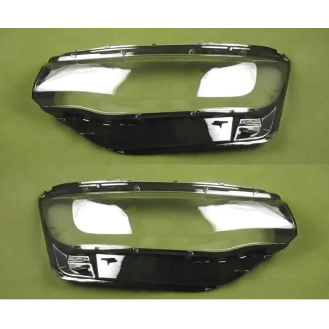 Oulesh Headlight Lens Cover for Jeep Wagoneer 2023, 1Pair Car Front Headlight Cover Transparent Lampshade Headlamp Shell