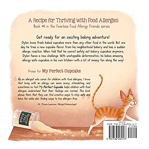 Tabby Cat Publishing 9781736495117 My Perfect Cupcake: A Recipe For Thriving With Food Allergies thumb #1