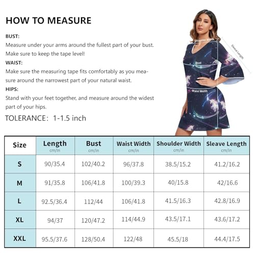 Robe d'été décontractée avec col en V flatteur et manches 3/4 légères - 5
