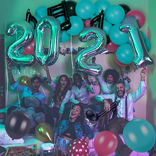 141 Pieces Music Birthday Party Decorations Includes Black Red Blue Musical Balloon Kit Garland Music Note Balloons For Boys And Girls Music Party Birthday Short Video Decor (Simple Style) #TOP2