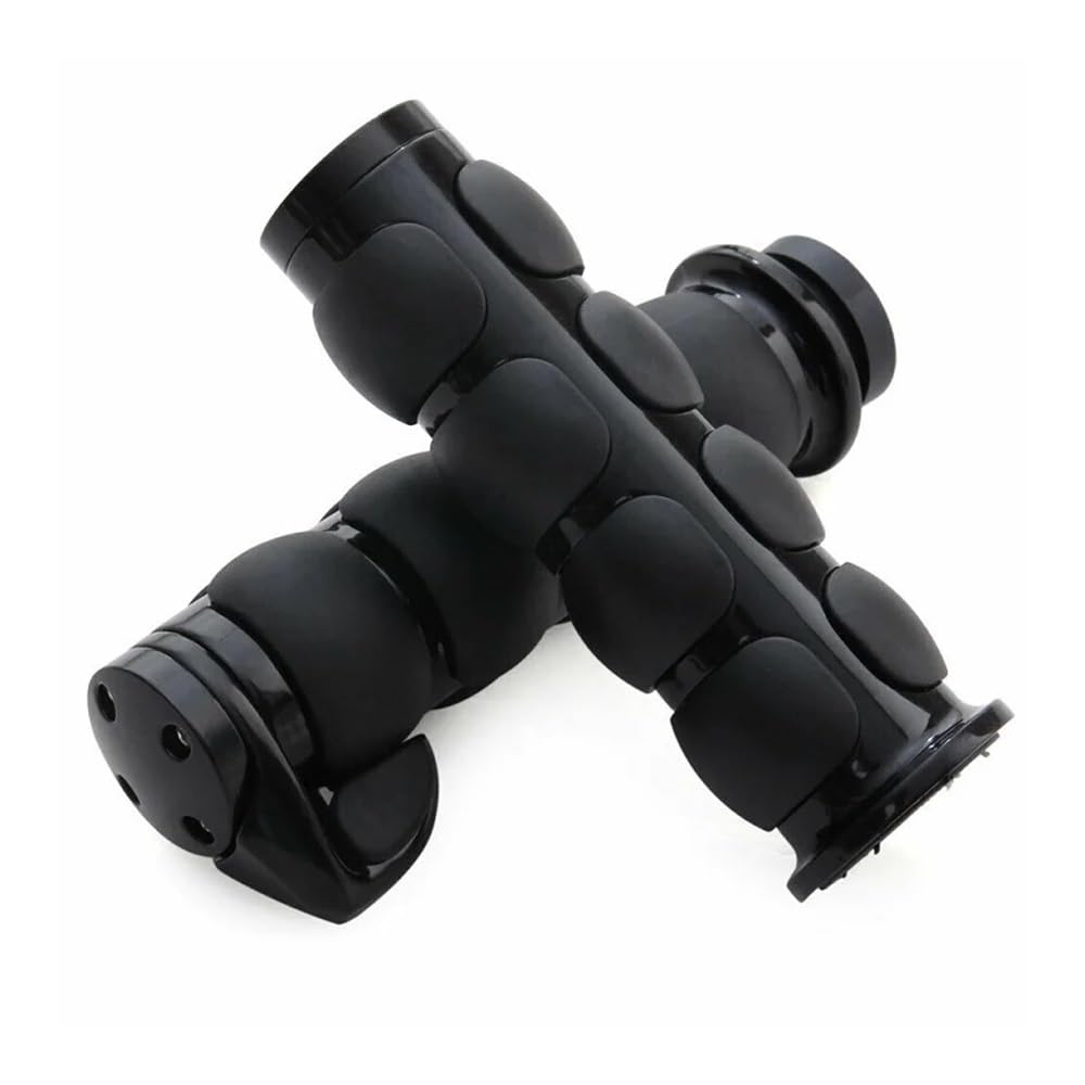 Manopole cromate per moto da 1 "manubrio adatto per Har&ley Dyna Sportster Cruiser Soft Touch Comfort impugnatura per parti di motociclette Manopole manubrio