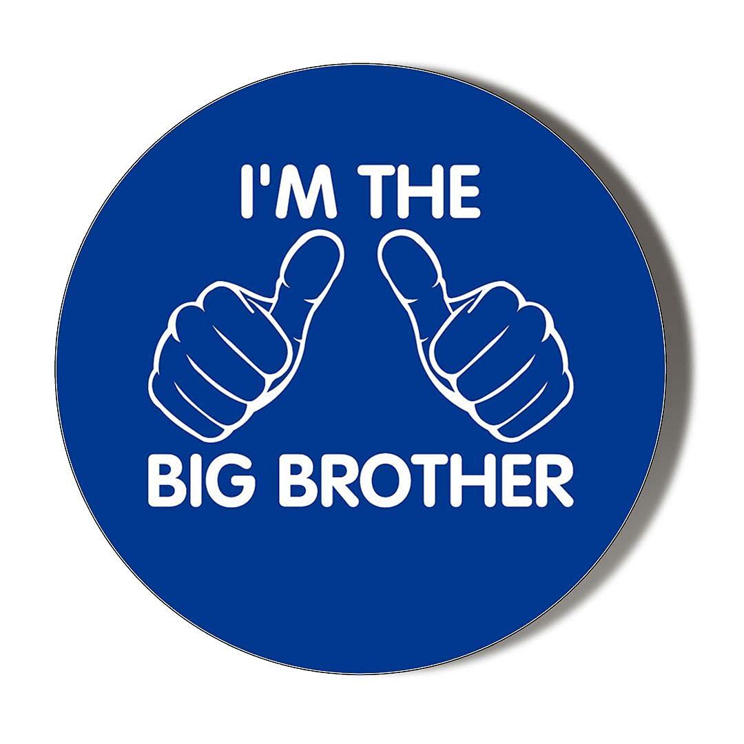 Gift Insanity Multi I'm The Big Brother 6 X 70Mm Large Vinyl Stickers Pack Of 6