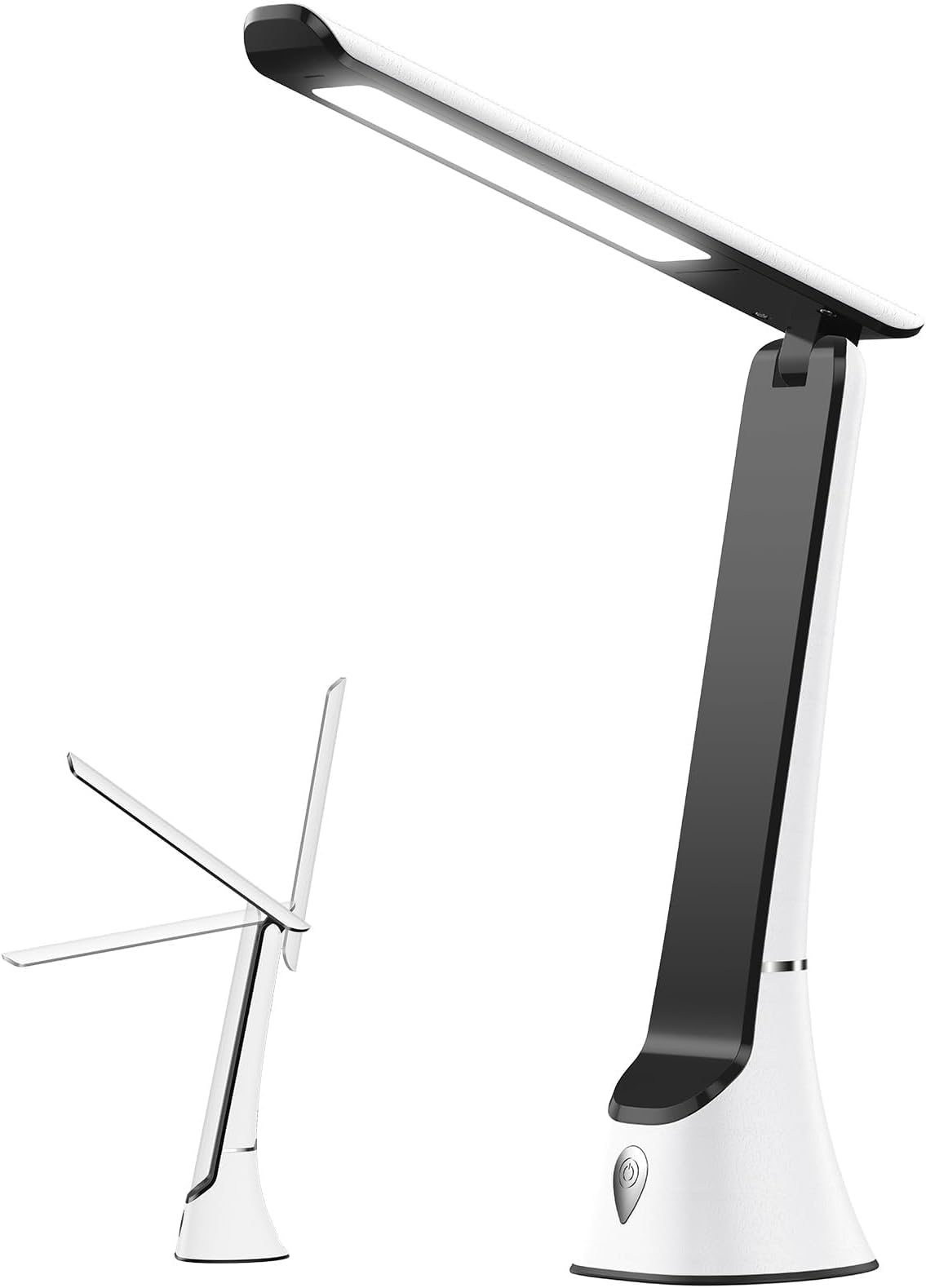 Excefore Light Therapy Lamp, 10000 LUX UV-Free LED Sunlight Light, Full Spectrum Mood Light, Touch Control Desk Lamp with Night Light Function for Work Office Home(White)