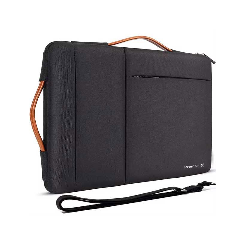 PremiumX Protective Laptop Bag for 16” MacBook Pro M3/M2/M1 Max | Water-Resistant Laptop Bag (Black)