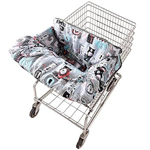 Travel Bug Baby and Toddler Shopping Cart Cover & High Chair Cover – Animals