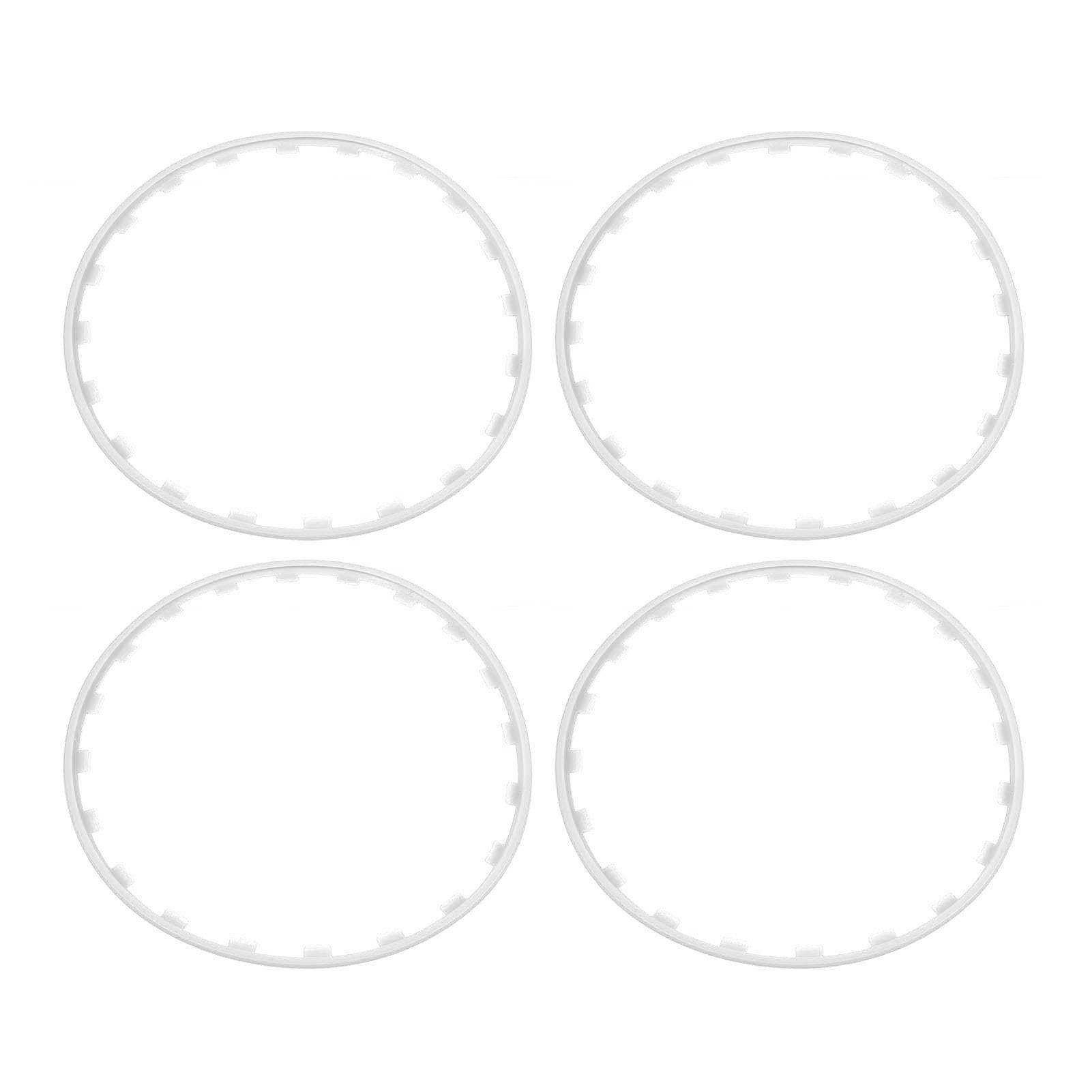 Fabater Lot de 4 Protecteurs de Jantes de Voiture, 20 Pouces, Anneau de Protection Contre Les éruptions Cutanées, Accessoires de Garniture de Bord de Roue, pour Modèle Y