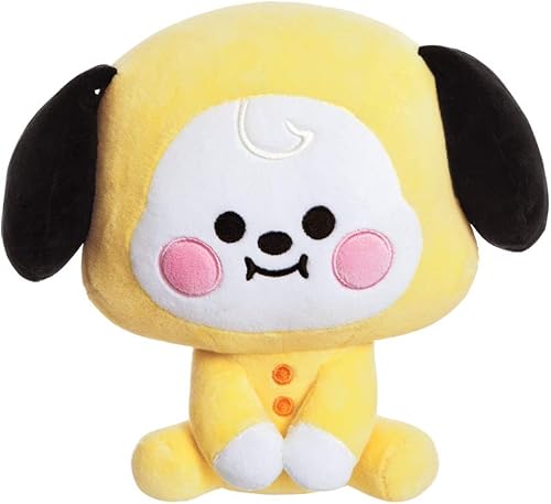 AURORA BT21 Mercancía, muñeca de bebé Chimmy sentada de 8 pulgadas, juguete suave, amarillo