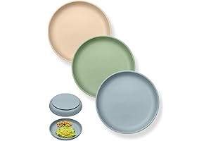 Classic Toddler Plate with Suction 3 PCS