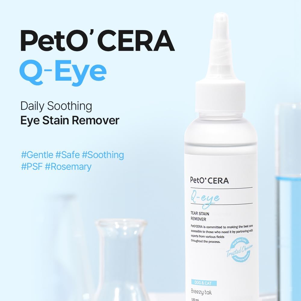PetO'CERA Q-Eye 300ml Dog Eye Stain Remover
