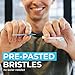Brushee - The Evolution of Oral Care | 4-in-1 Tool (Paste + Brush + Floss + Pick) | Individually Wrapped | Disposable | Prepasted Travel Toothbrushes | Small Adult Toothbrush - (24-Pack)
