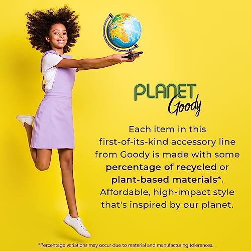 Planet Goody Ouchless Satin Skinny Scrunchies 5Ct Black, Cream, And Blush #TOP4
