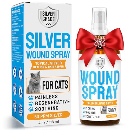 Cat Wound Care Spray with Silver