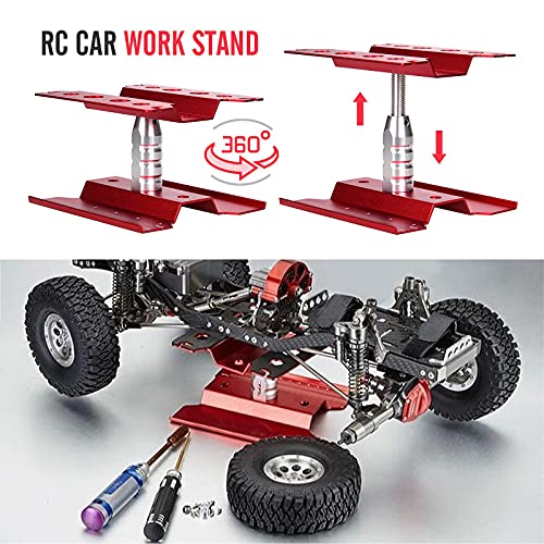 Image of RC Car Tool Kit (27pcs), Screwdriver Set (Flat, Phillips, Hex), Pliers, Cross Wrench, Body Reamer, Stand, Polished Bar Hobby Repair Tools for Traxxas Car Quadcopter Drone Helicopter Airplane