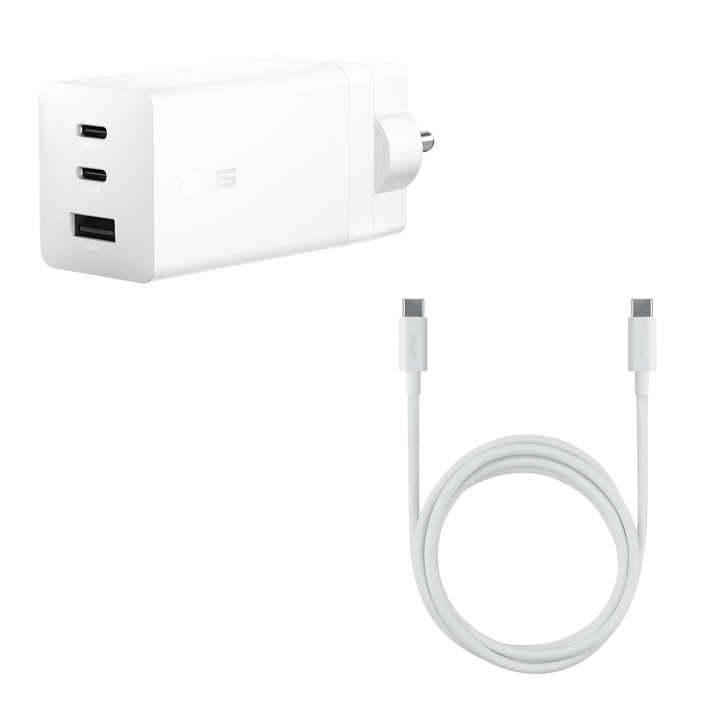 ASUS 100W USB-C GaN Charger, Power Adapter, 100W Output/USB-C PD Fast Charging, GaN Technology, Compact Design, Universal 100-240V Input - AC100-03, 215g-picture-19